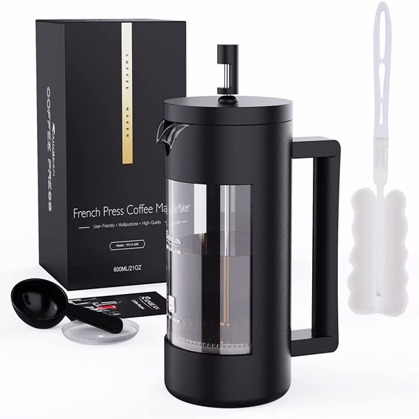 Mini French Press Coffee Maker with 4 Level Filtration System – Memaw's  Country Blend Coffee