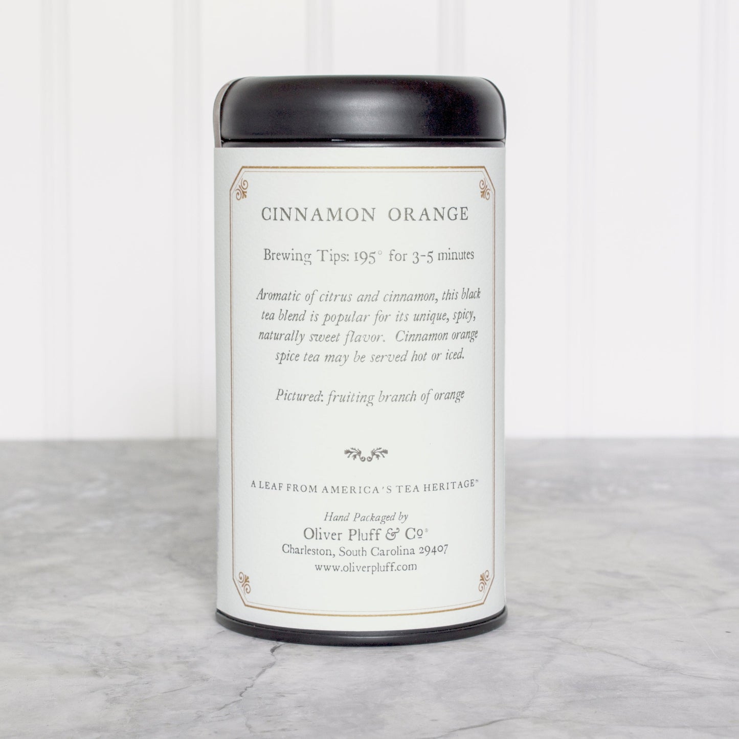 Cinnamon Orange Spice Teabags in Signature Tin