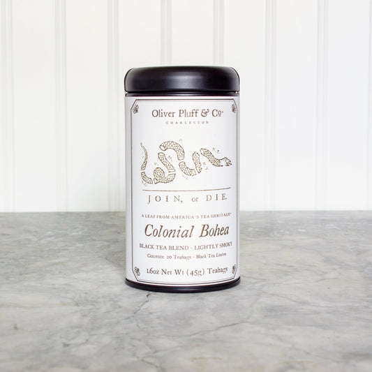 Colonial Bohea Teabags in Signature Tin