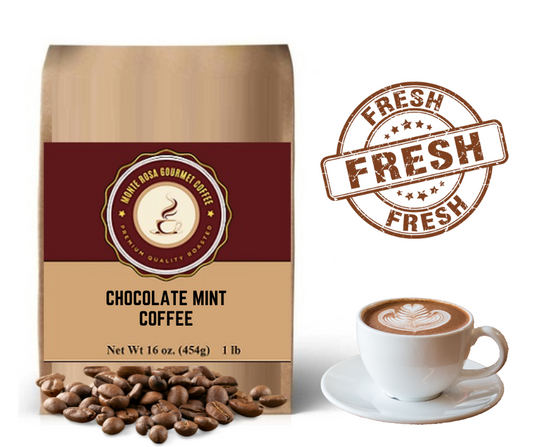 Chocolate Mint Flavored Coffee