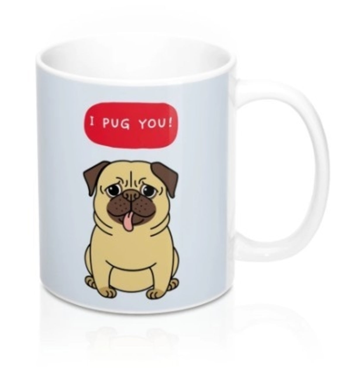 I PUG You Puppy Heat Sensitive Color Changing Mug